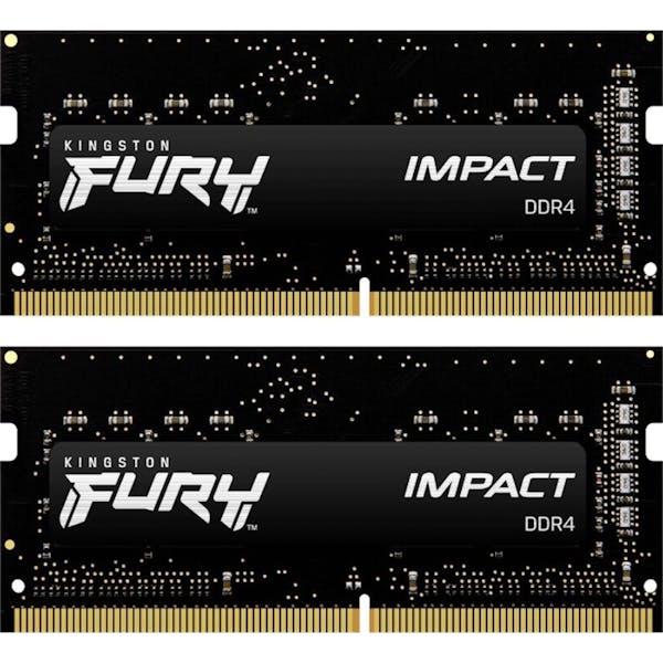 Kingston FURY Impact SO-DIMM Kit 32GB, DDR4-3200, CL20-22-22 (KF432S20IBK2/32)_Image_0