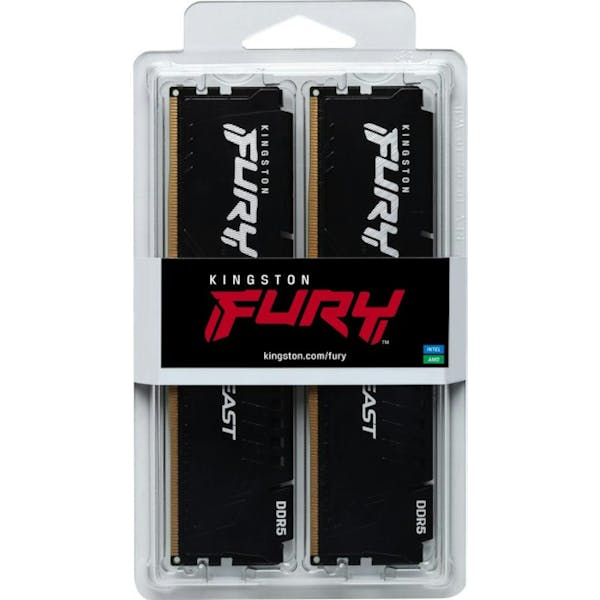 Kingston FURY Beast schwarz DIMM Kit 64GB, DDR5-6000, CL36-38-38, on-die ECC (KF560C36BBEK2-64)_Image_2