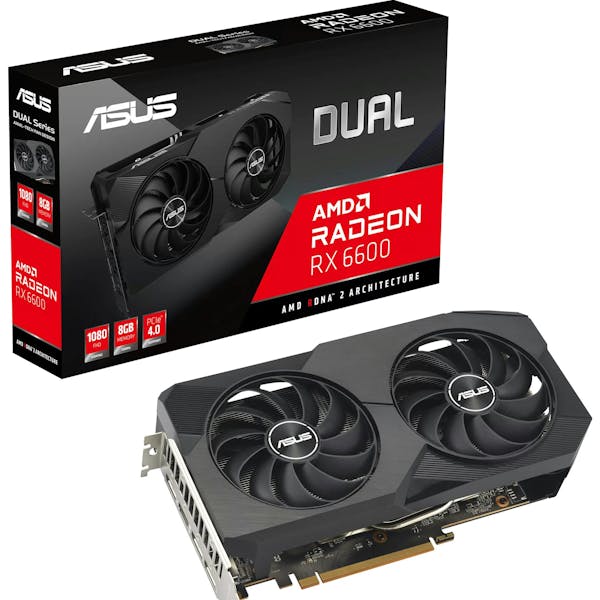 ASUS Radeon RX 6600 Dual V2, DUAL-RX6600-8G-V2, 8GB GDDR6, HDMI, 3x DP (90YV0GP2-M0NA00)_Image_4