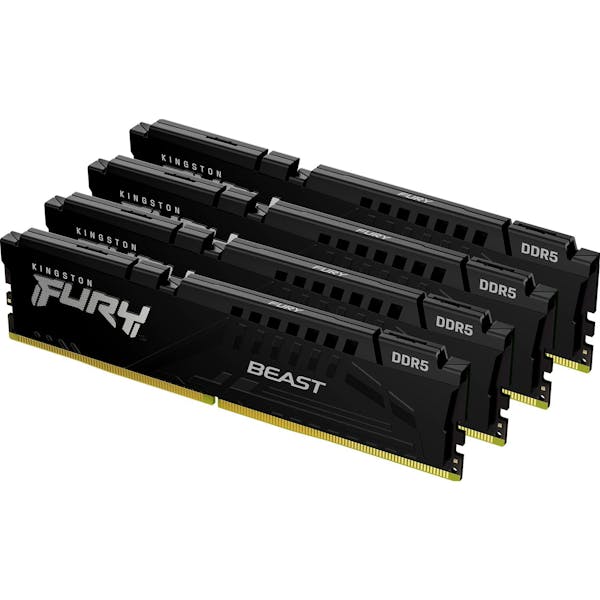 Kingston FURY Beast schwarz DIMM Kit 128GB, DDR5-5200, CL40-40-40, on-die ECC (KF552C40BBK4-128)_Image_0