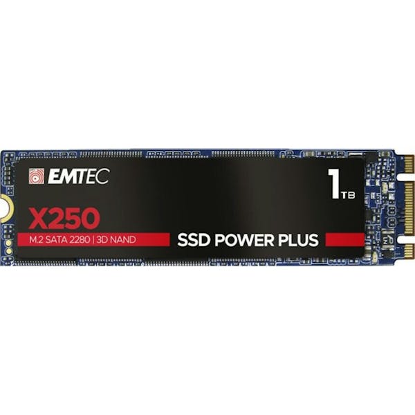 Emtec X250 SSD Power Plus 1TB, M.2 2280 / B-M-Key / SATA 6Gb/s (ECSSD1TX250)_Image_0