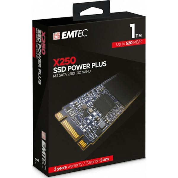 Emtec X250 SSD Power Plus 1TB, M.2 2280 / B-M-Key / SATA 6Gb/s (ECSSD1TX250)_Image_2