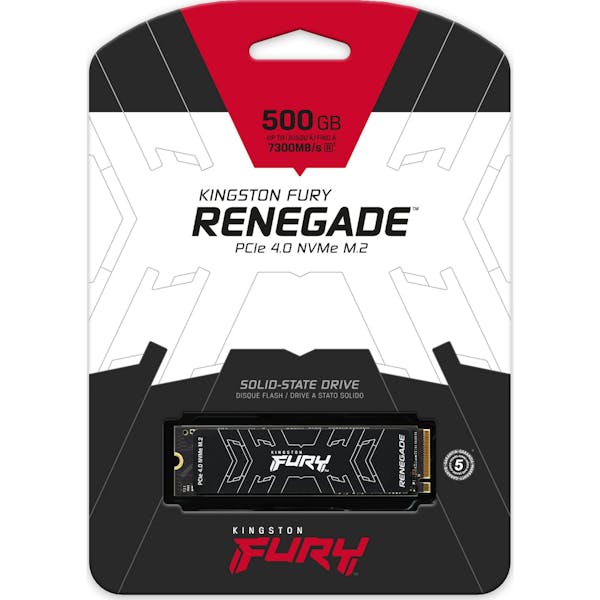 Kingston FURY RENEGADE SSD 500GB, M.2 2280 / M-Key / PCIe 4.0 x4, Kühlkörper (SFYRS/500G)_Image_3