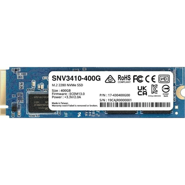 Synology M.2 NVMe SSD SNV3000-Serie 400GB (SNV3410-400G)_Image_0