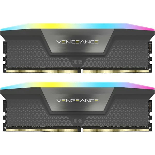 Corsair Vengeance RGB grau UDIMM 32GB Kit, DDR5-6000, CL30-36-36-76 (CMH32GX5M2B6000Z30K)_Image_0