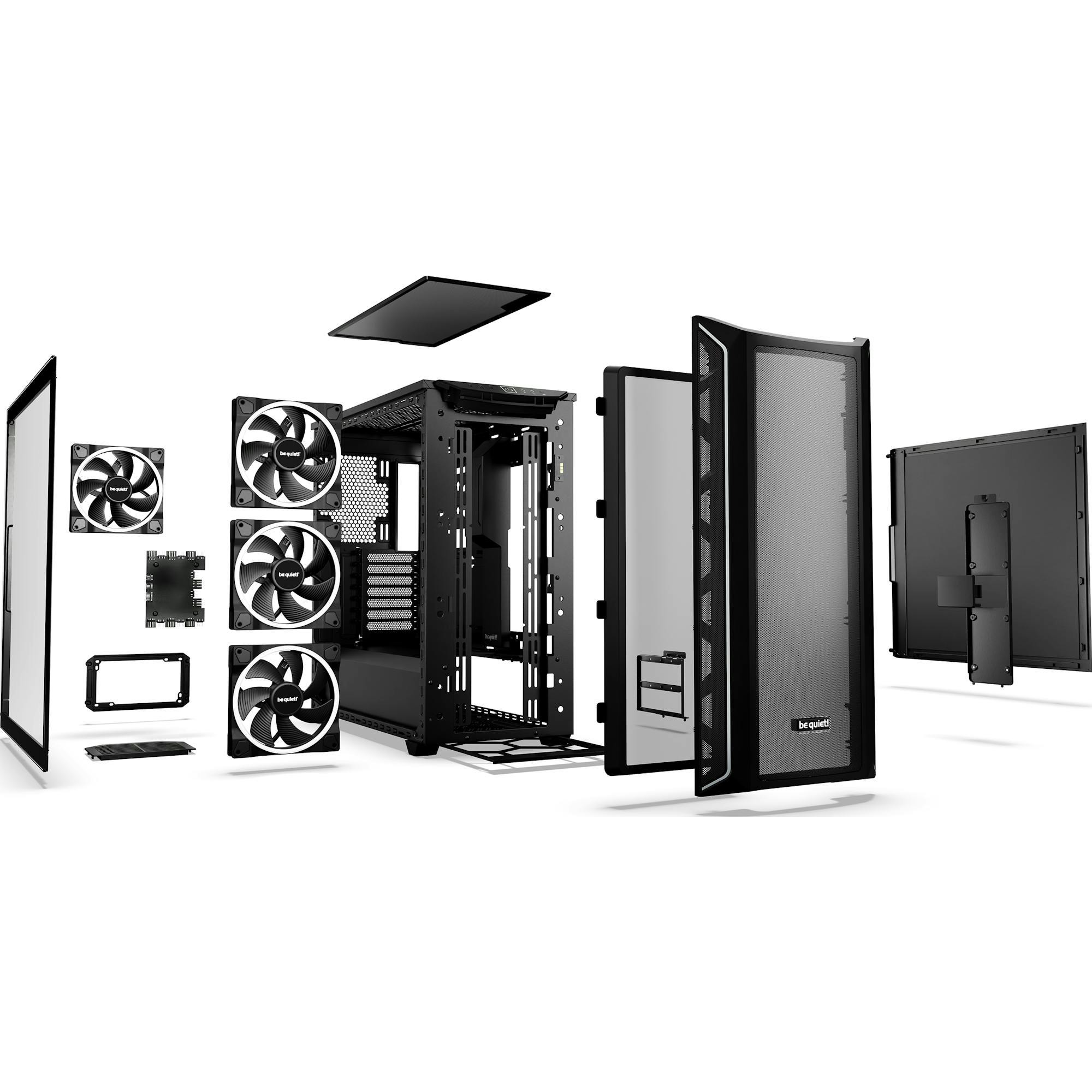 be quiet! Shadow Base 800 FX Black, Glasfenster, schallgedämmt (BGW63)_Image_3