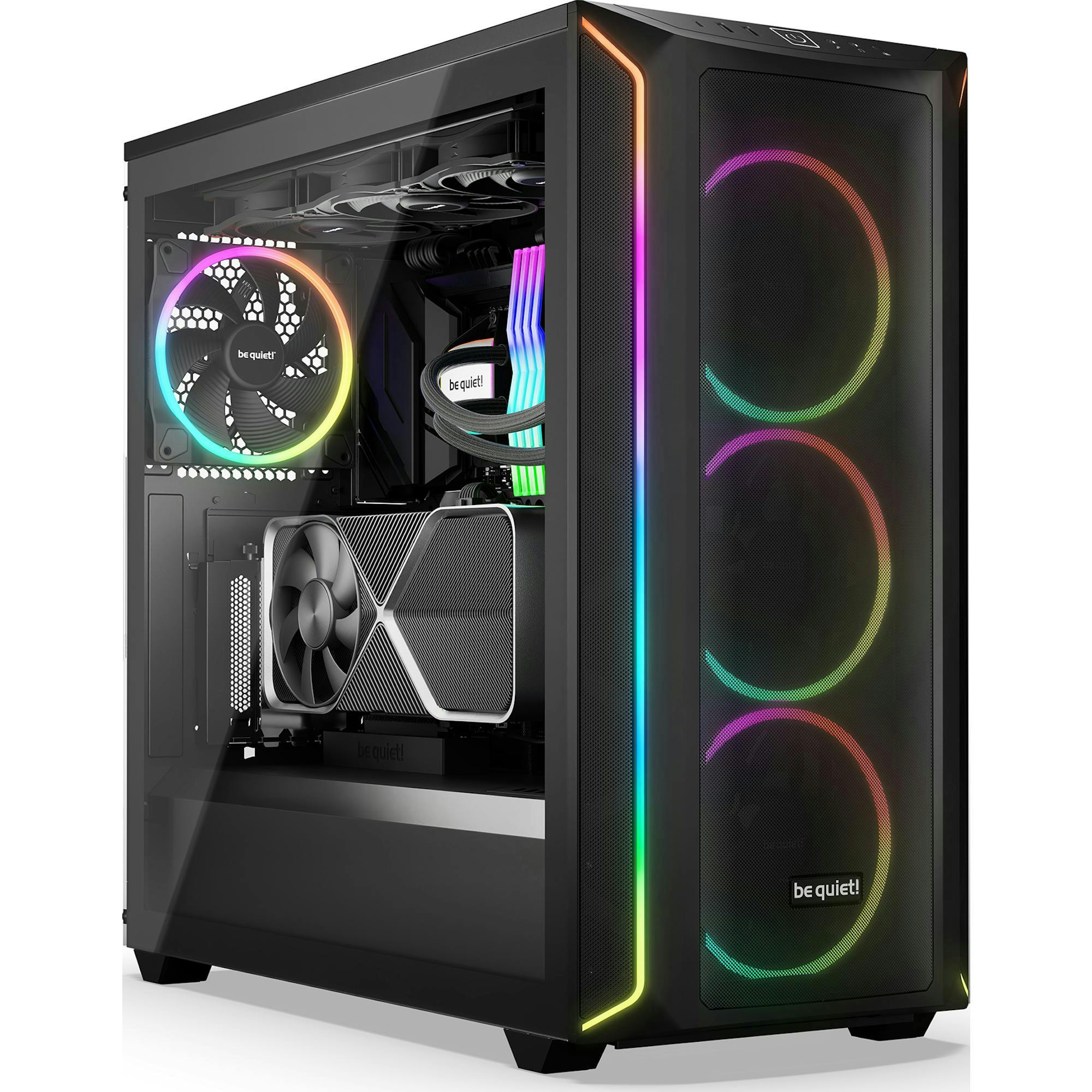 be quiet! Shadow Base 800 FX Black, Glasfenster, schallgedämmt (BGW63)_Image_4