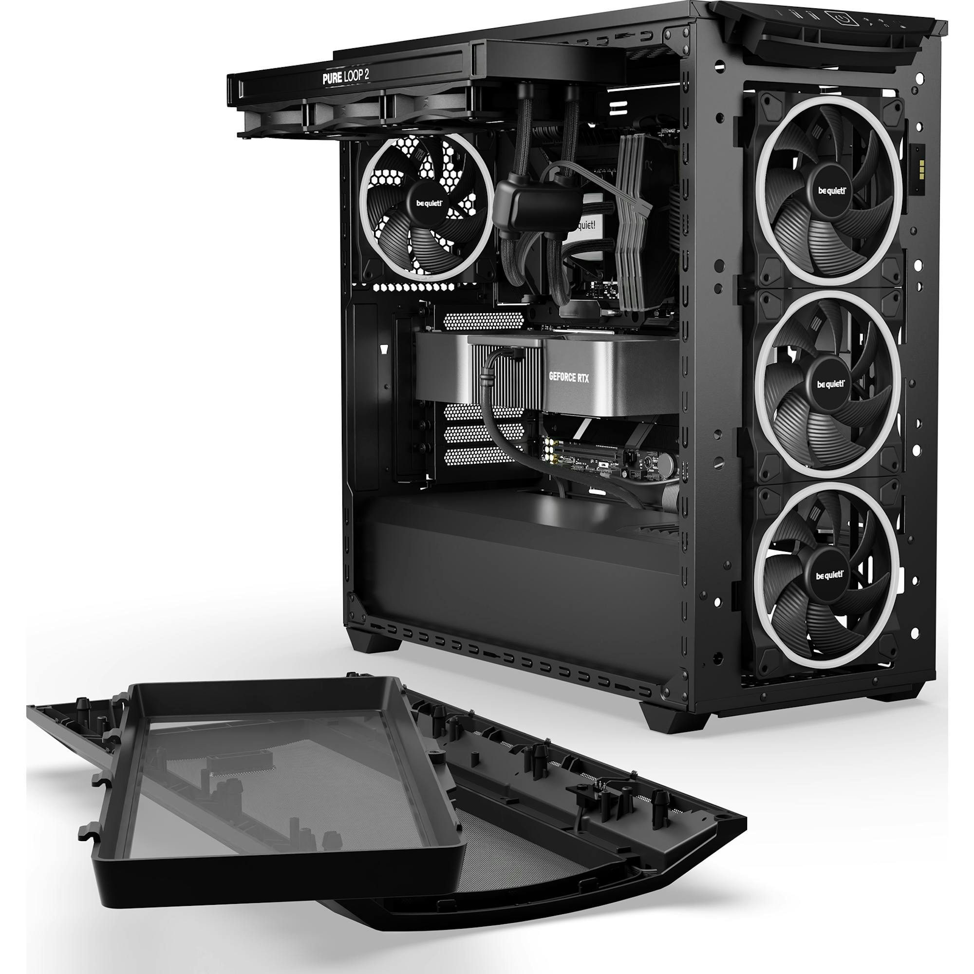 be quiet! Shadow Base 800 FX Black, Glasfenster, schallgedämmt (BGW63)_Image_7