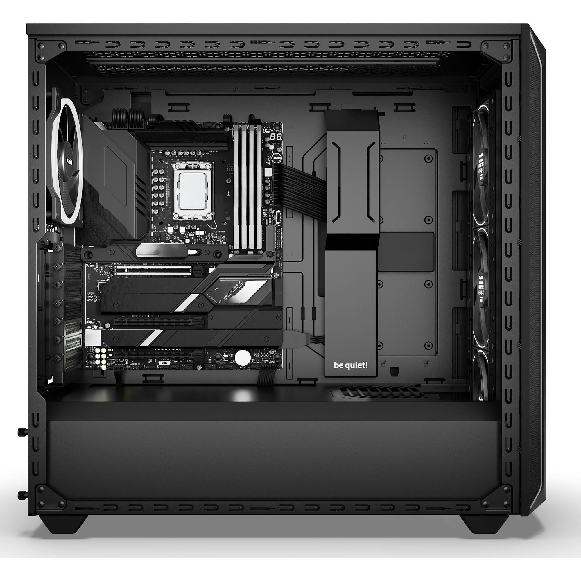 be quiet! Shadow Base 800 FX Black, Glasfenster, schallgedämmt (BGW63)_Image_8