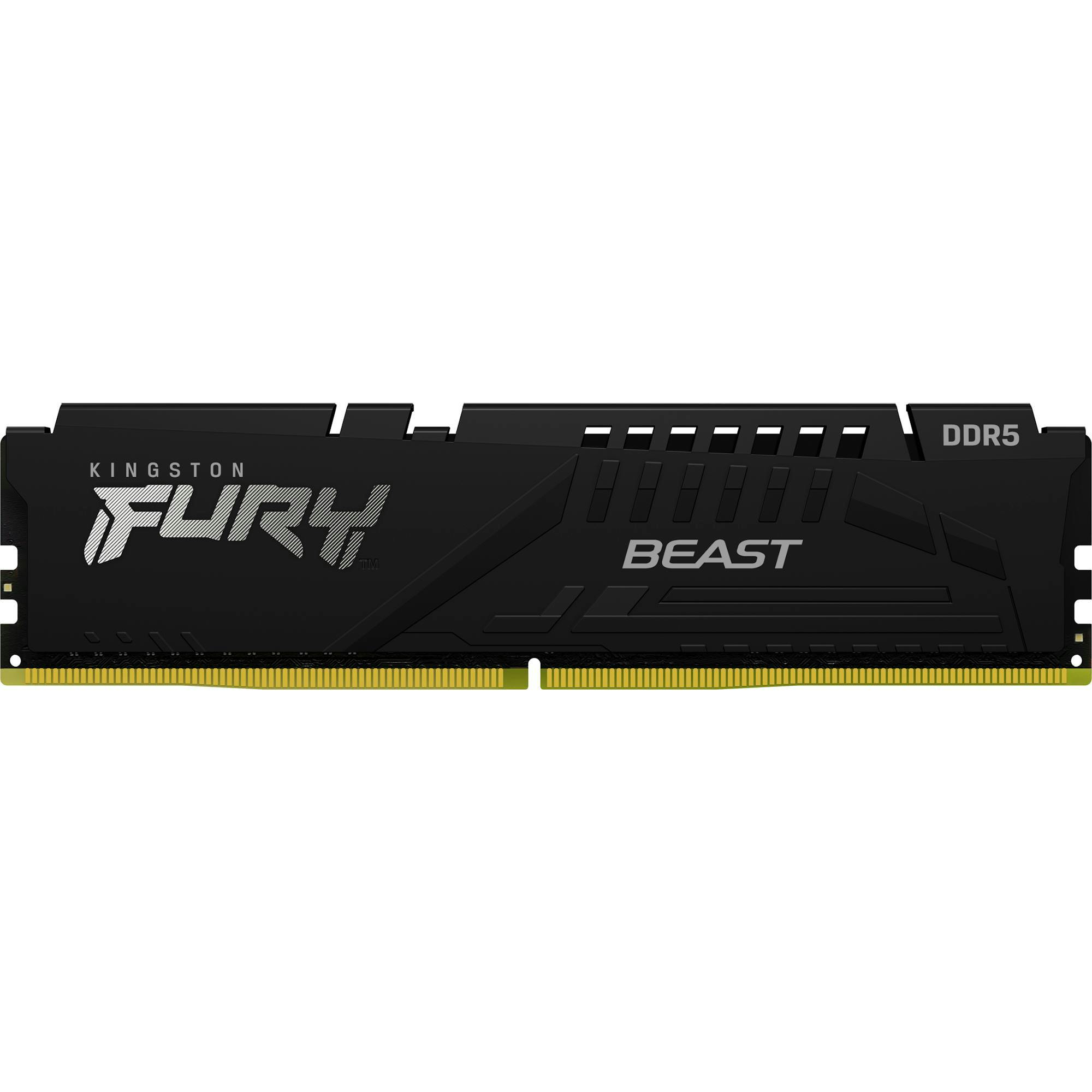 Kingston FURY Beast schwarz UDIMM 16GB, DDR5-5600, CL36-38-38, 1RX8 (KF556C36BBE-16)_Image_0