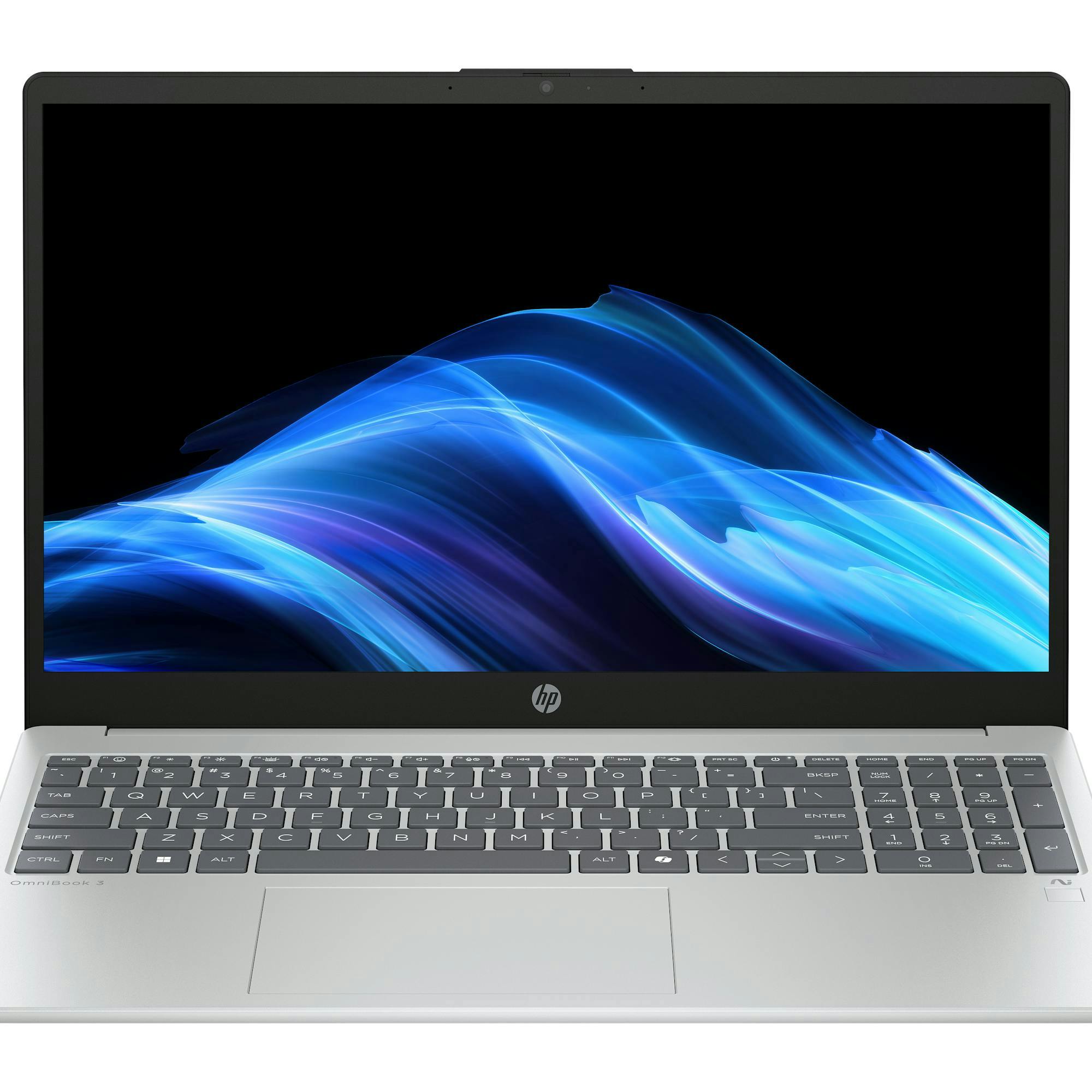 HP OmniBook 3 15-fn0452ng, Glacier Silver, Ryzen AI 5 330, 16GB RAM, 512GB SSD, DE (C8BB5EA#ABD)_Image_0