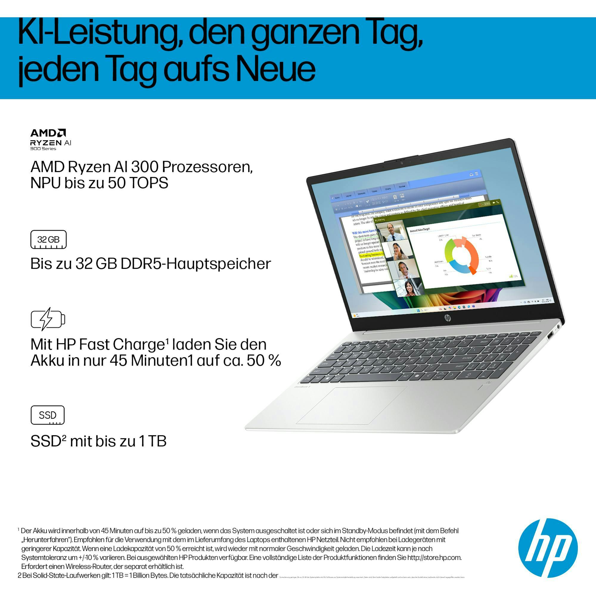 HP OmniBook 3 15-fn0452ng, Glacier Silver, Ryzen AI 5 330, 16GB RAM, 512GB SSD, DE (C8BB5EA#ABD)_Image_8