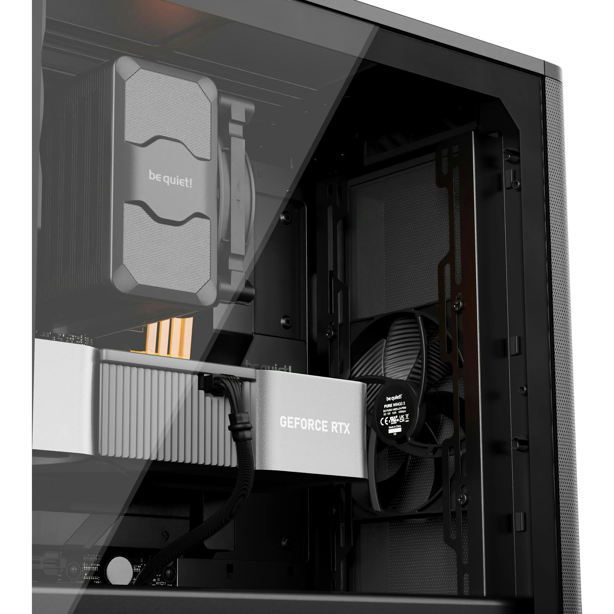be quiet! Pure Base 501 Airflow Window Black, Glasfenster (BGW74)_Image_6