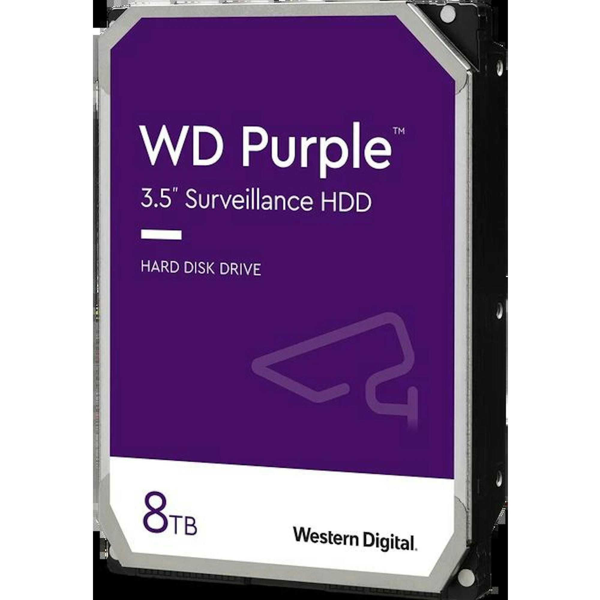 Western Digital WD Purple 8TB, 24/7, 512e / 3.5" / SATA 6Gb/s (WD85PURZ)_Image_0